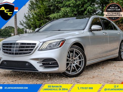 Used 2019 Mercedes-Benz S 560 Sedan w/ AMG Line Exterior image 1