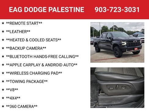 Used 2023 Chevrolet Silverado 1500 ZR2 w/ Technology Package AWD/4WD image 4