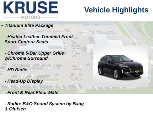 Used 2022 Ford Escape Titanium w/ Titanium Elite Package AWD/4WD image 10