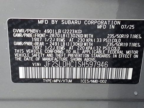 Certified 2025 Subaru Forester Sport image 26