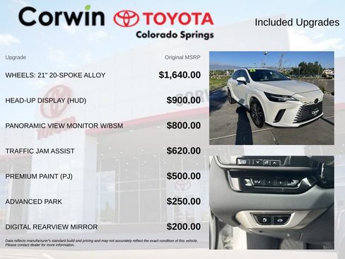 Used 2023 Lexus RX 350 Premium Plus w/ Cold Area Package AWD/4WD image 4