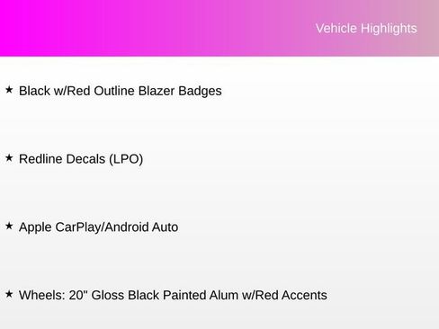 Certified 2022 Chevrolet Blazer LT w/ Redline Edition image 6