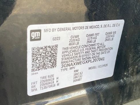Certified 2023 Chevrolet Equinox RS w/ RS Leather Package AWD/4WD image 24