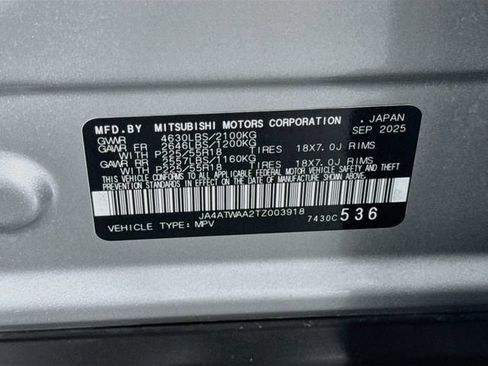 Used 2026 Mitsubishi Eclipse Cross SE AWD/4WD image 30