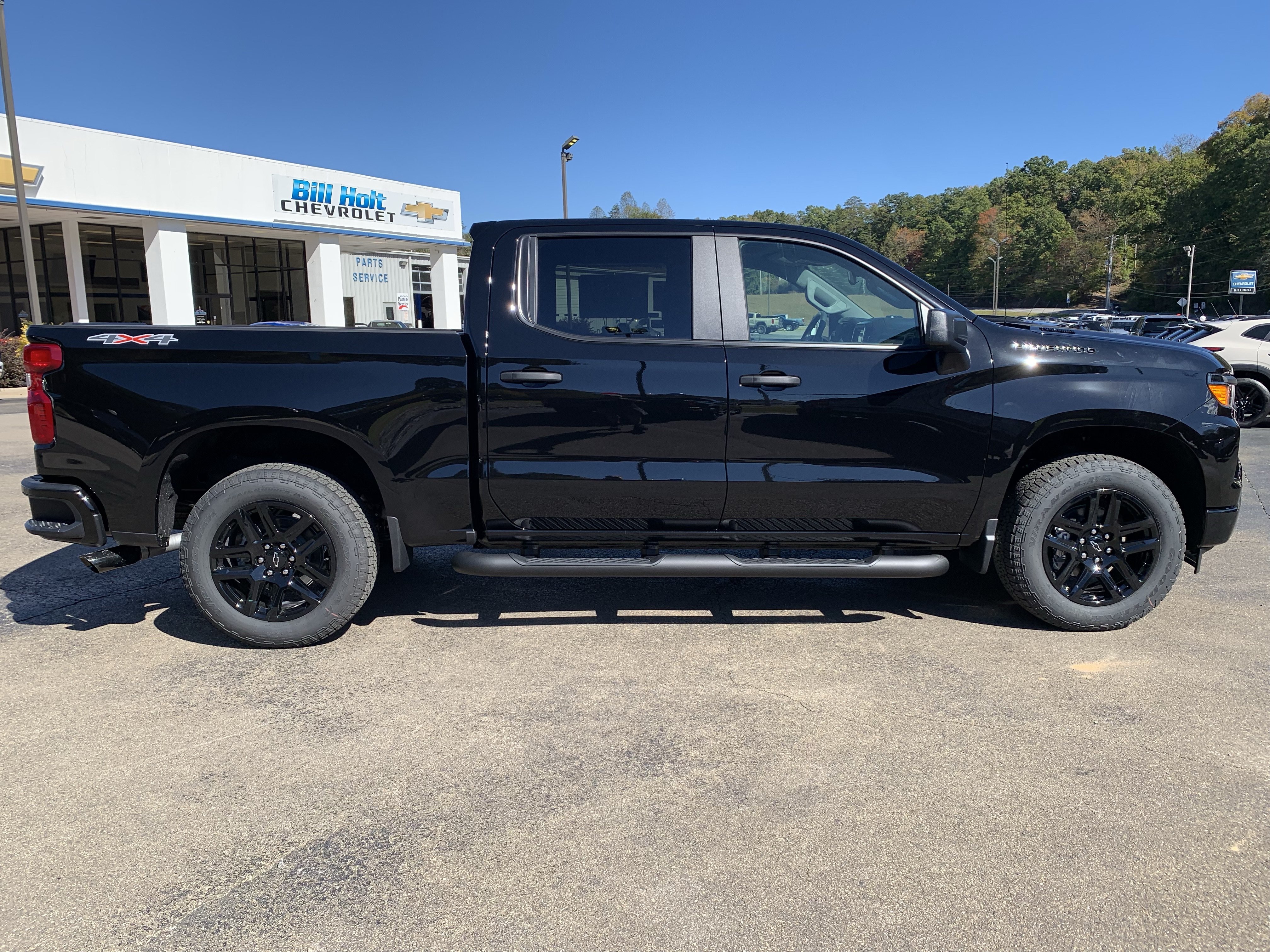 New 2026 Chevrolet Silverado 1500 Custom w/ Turbomax Blackout Package AWD/4WD image 3
