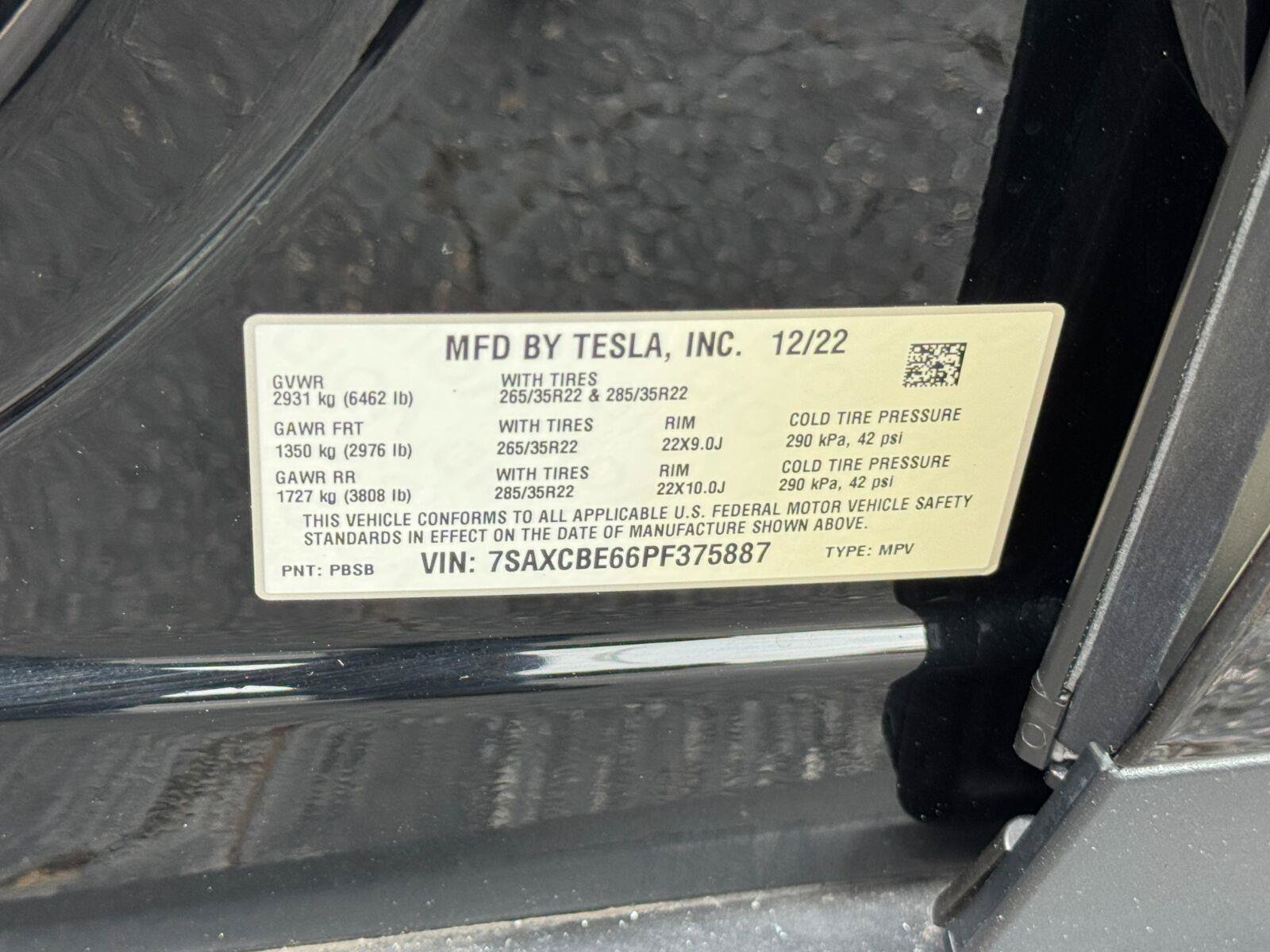 Used 2023 Tesla Model X Plaid AWD/4WD image 49