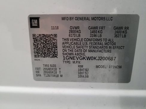 Used 2019 Chevrolet Traverse LT AWD/4WD image 33