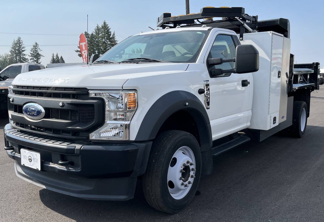 Used 2021 Ford F550 2WD Regular Cab Super Duty w/ Power Equipment Group image 1