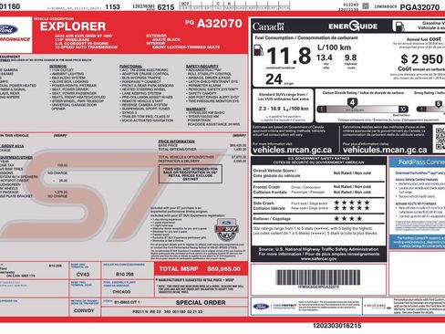Used 2023 Ford Explorer ST w/ Technology Package AWD/4WD image 5