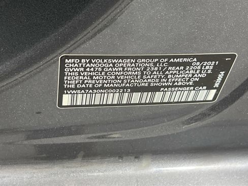 Used 2022 Volkswagen Passat 2.0T SE FWD image 31