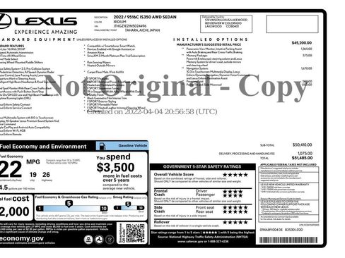 Used 2022 Lexus IS 350 F Sport image 18