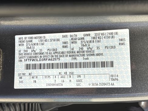 Used 2024 Ford F150 XLT w/ Equipment Group 302A MID AWD/4WD image 26