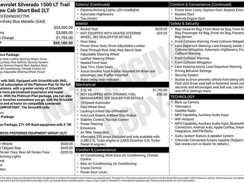 Used 2022 Chevrolet Silverado 1500 LT Trail Boss AWD/4WD image 32