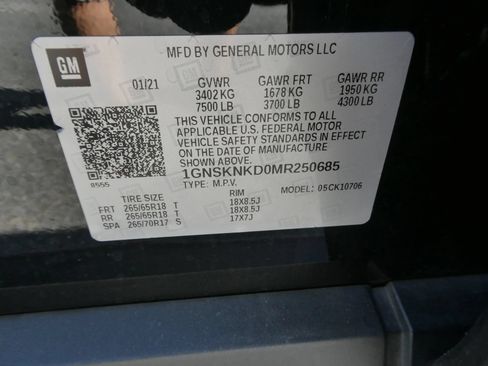 Used 2021 Chevrolet Tahoe LT AWD/4WD image 10