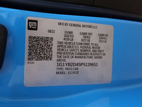 Used 2023 Chevrolet Corvette Stingray Preferred Cpe w/ 2LT RWD image 44