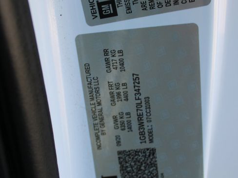 Used 2020 Chevrolet Silverado 3500 W/T w/ WT Convenience Package image 12