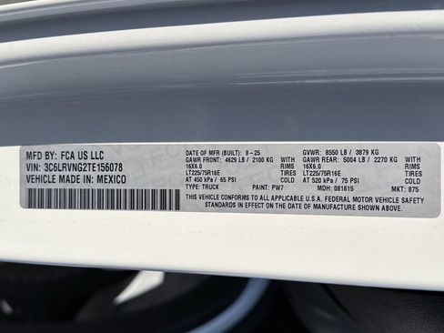 New 2026 RAM ProMaster 1500 image 36