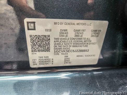 Used 2018 Chevrolet Silverado 1500 LTZ w/ LTZ Plus Package AWD/4WD image 22