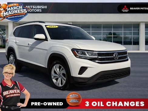 Used 2021 Volkswagen Atlas SE image 1