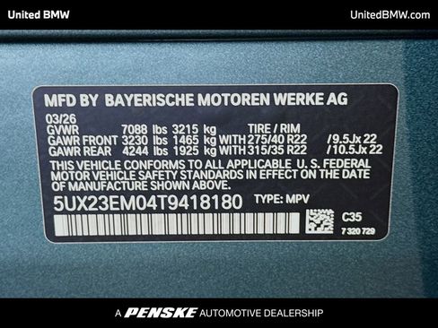 New 2026 BMW X7 xDrive40i w/ Executive Package AWD/4WD image 15