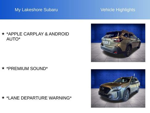 Certified 2025 Subaru Outback Onyx Edition AWD/4WD image 7