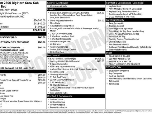 Used 2024 RAM 2500 Big Horn w/ Off Road Package image 70