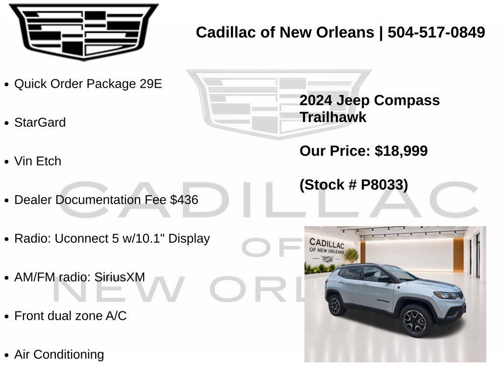 Used 2024 Jeep Compass Trailhawk AWD/4WD image 7