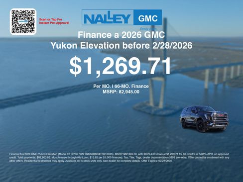 New 2026 GMC Yukon Elevation image 7