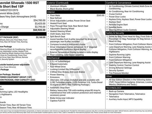 New 2026 Chevrolet Silverado 1500 RST w/ RST Select Package AWD/4WD image 4