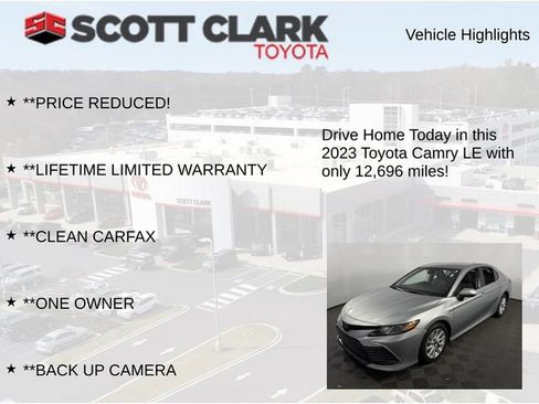 Used 2023 Toyota Camry LE image 12