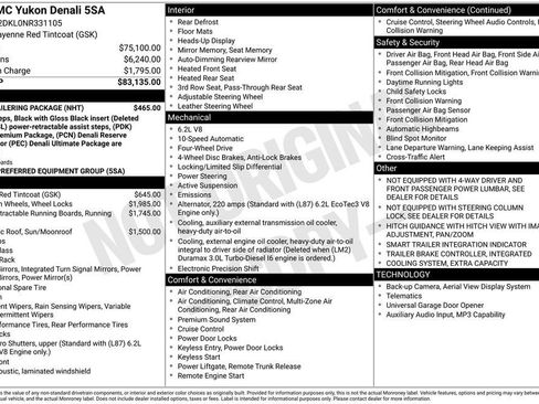 Certified 2022 GMC Yukon Denali w/ Max Trailering Package image 11