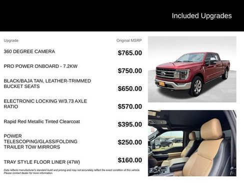 Used 2021 Ford F150 Lariat w/ Equipment Group 502A High AWD/4WD image 11