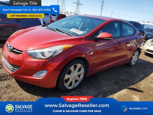 Used 2013 Hyundai Elantra Limited w/ Technology Pkg image 1