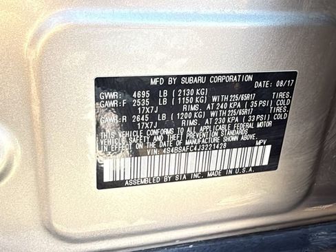 Used 2018 Subaru Outback 2.5i Premium AWD/4WD image 32