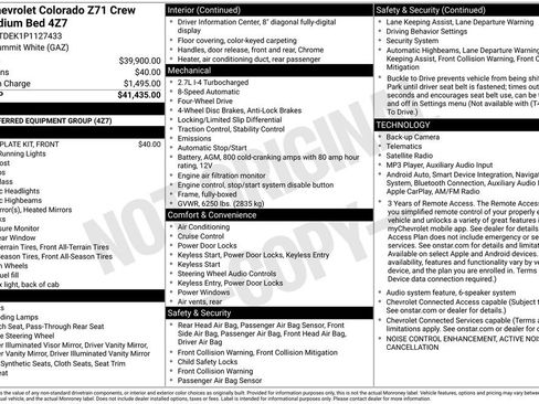 Used 2023 Chevrolet Colorado Z71 AWD/4WD image 11