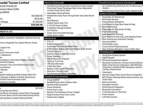 Certified 2023 Hyundai Tucson Limited AWD/4WD image 10