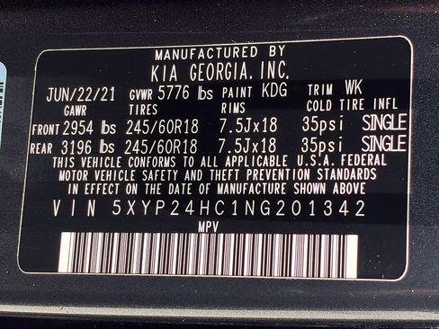 Used 2022 Kia Telluride LX FWD image 30