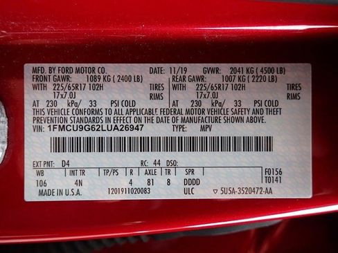 Used 2020 Ford Escape SE image 13