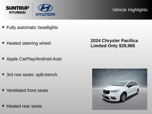 Used 2024 Chrysler Pacifica Limited FWD image 16