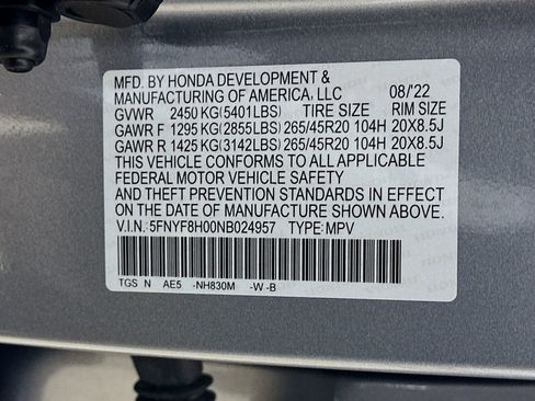 Used 2022 Honda Passport Elite image 47