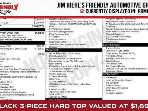 Used 2023 Jeep Wrangler Unlimited Sahara w/ Cold Weather Group AWD/4WD image 1