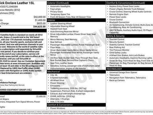 Used 2012 Buick Enclave Leather image 42