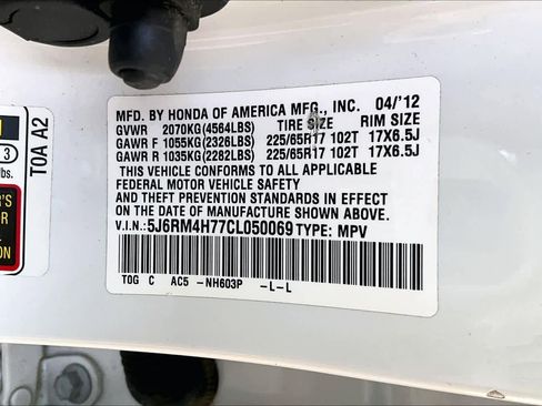 Used 2012 Honda CR-V EX-L image 35