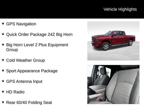New 2026 RAM 2500 Big Horn AWD/4WD image 7