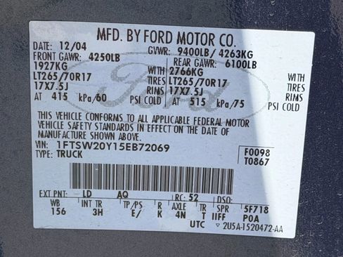 Used 2005 Ford F250 XLT image 5