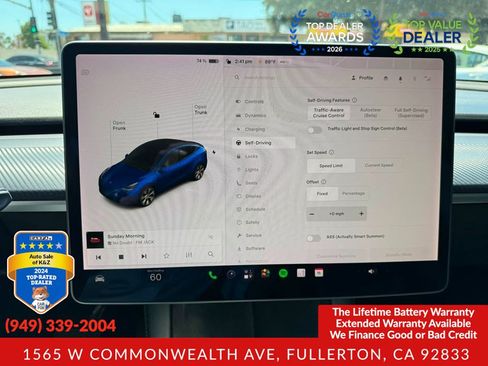 Used 2021 Tesla Model Y Long Range AWD/4WD image 9