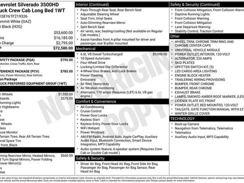 New 2026 Chevrolet Silverado 3500 W/T w/ WT/CX Safety Package AWD/4WD image 24