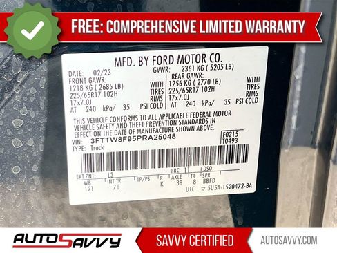 Used 2023 Ford Maverick AWD SuperCrew image 28