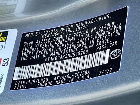 Used 2021 Toyota Camry XSE FWD image 32