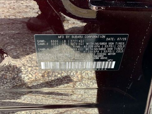 New 2025 Subaru Ascent Touring image 16